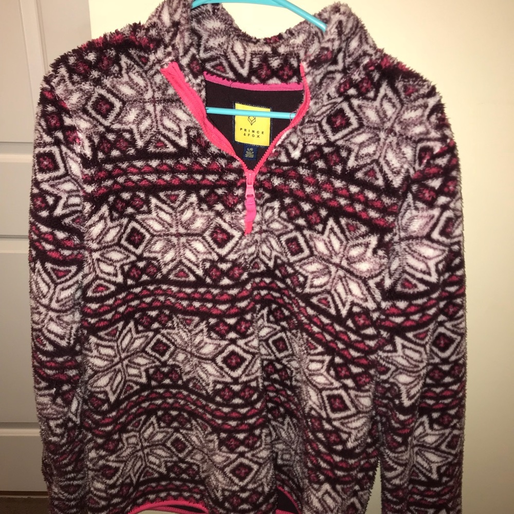 PATAGONIA INSPIRED ZIP UP SWEATSHIRT